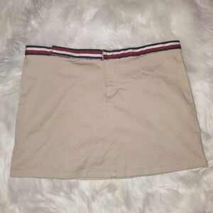 Vintage TOMMY HILFIGER - Beige Cream Khaki Skirt Size 9